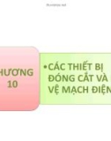 Bài giảng Kỹ thuật điện: Chương 10 - Phạm Hồng Thanh