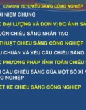 Bài giảng Cung cấp điện - Chương 10: Chiếu sáng công nghiệp