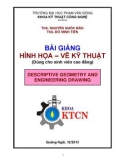 Bài giảng Hình họa vẽ kỹ thuật - ĐH Phạm Văn Đồng (2013)