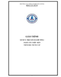 Giáo trình Trộn, đổ, đầm bê tông (Nghề: Cốt thép - hàn - Trung cấp) - Trường Cao đẳng nghề Xây dựng