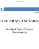 Lecture Control system design: Feedback control system characteristics - Nguyễn Công Phương