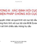 Thủy văn cầu cống - Chương 6