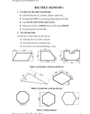 Bài tập thực hành Auto Cad 2007 - Bài thực hành số 1