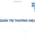 Bài giảng Quản trị thương hiệu - Đào Hoài Nam, MBA