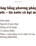 Gia công bằng phương pháp cắt tia nước