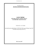 Giáo trình Điện kỹ thuật (Ngành: Điện dân dụng - Cao đẳng) - Trường Cao đẳng Xây dựng số 1