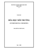 Giáo trình hóa học môi trường ( environmental chemistry)