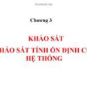 Bài giảng Lý thuyết điều khiển tự động: Chương 3 - Nguyễn Thành Phúc