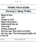 Thông tin di động - Chương 3 Mạng tế bào