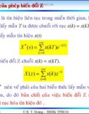 Bài giảng lý thuyết điều khiển tự động - Mô tả toán học hệ thống điều khiển rời rạc part 3