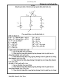Bài tập cơ sở kỹ thuật điện - SV Nguyễn Văn Hoan