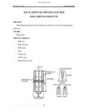 Thực hành hàn hồ quang - Tập 1 - Bài 13