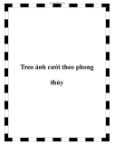 Phong thủy treo ảnh cưới