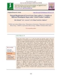 Thermal requirement of green gram (Vigna radiate L.) varieties at different phenological stages under varied weather condition