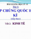 Bài giảng Hợp chủng quốc Hoa Kỳ (T1) - Địa lý 11 - GV.Ng Thị Minh