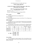 Đề tốt nghiệp CĐ nghề khóa 2 Điện công nghiệp (2008-2011) - Mã: ĐCN - LT 35 - Phần lý thuyết (kèm Đ.án)