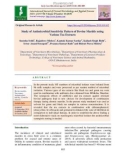 Study of antimicrobial sensitivity pattern of bovine mastitis using various tea extracts