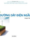 Bài giảng chuyên đề Đường dây điện ngầm: Chương 1 - Phạm Thành Chung