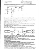 Đáp án đề kiểm tra cuối kỳ môn Mạch điện tử thông tin