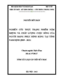 Tóm tắt Luận án Tiến sĩ Y học: Nghiên cứu thực trạng nhiễm nấm miệng và chất lượng cuộc sống của người mang phục hình răng tại tỉnh Nam Định (2019-2021)