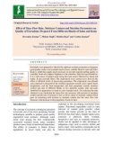 Effect of mass flow rate, moisture content and machine parameters on quality of extrudates prepared from different blends of Sattu and Kodo