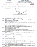 Đề kiểm tra giữa học kì 2 môn Toán lớp 11 năm 2019-2020 có đáp án - Trường THPT Yên Phong số 1