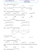 Đề thi thử tốt nghiệp THPT môn Toán năm 2022 có đáp án (Đề 11)