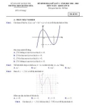 Đề thi giữa học kì 1 môn Toán lớp 12 năm 2021-2022 - Trường THPT Hướng Hóa (Mã đề 101)