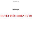 Bài giảng Lý thuyết điều khiển tự động: Chương 6 - Nguyễn Thành Phúc