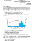Đề kiểm tra HK 1 môn Địa lí lớp 12 năm 2017-2018 - THPTYênLạc2 - Mã đề 743