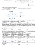 Đề kiểm tra HK 1 môn Sinh học lớp 12 năm 2017-2018 - THPTYênLạc2 - Mã đề 743
