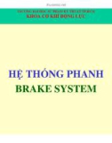 BÀI GIẢNG: HỆ THỐNG PHANH