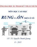 Bài giảng Rung và ồn trên ô tô - TS. Nguyễn Thanh Quang