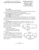 Đề kiểm tra HK 1 môn Vật lí lớp 11 năm 2017-2018 - THPT Nguyễn Thị Minh Khai