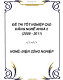 ĐỀ THI TỐT NGHIỆP CAO ĐẲNG NGHỀ KHOÁ 2 (2008 - 2011)