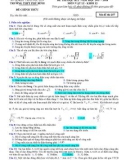 Đề thi HK 1 môn Vật lí lớp 12 năm 2017-2018 - THPT Phú Bình - Mã đề 257