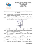 Đề thi KSCL lần 2 môn Toán 12 năm 2018-2019 có đáp án - Trường THCS&THPT M.V Lômônôxốp