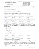 Đề KSCL cuối HK1 môn Toán lớp 12 năm 2018-2019 - THPT Đoàn Thượng - Mã đề 132