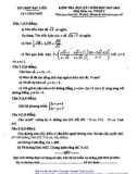Đề kiểm tra học kì 1 môn Toán lớp 9 năm 2017-2018 - Sở GD&ĐT Bạc Liêu