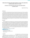 Tiềm năng sử dụng tro trấu trong cải tạo, xử lý đất yếu ở đồng bằng sông Cửu Long