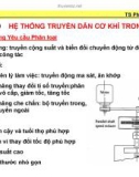 Bài giảng Cơ học máy: Chương 9 - TS. Phan Tấn Tùng