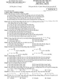 Đề thi giữa học kì 1 môn Vật lí lớp 10 năm 2021-2022 - Trường THPT Sơn Động số 3