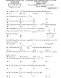 Đề thi học sinh giỏi THPT môn Toán cấp tỉnh năm 2020-2021 - Sở GD&ĐT An Giang