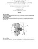 Đề thi & đáp án lý thuyết Công nghệ ô tô năm 2012 (Mã đề LT13)