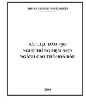 Tài liệu đào tạo nghề thí nghiệm điện ngành cao thế-hóa dầu