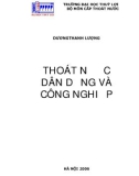 Giáo trình thoát nước dân dụng và công nghiệp - Giới thiệu