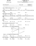 Đề thi KSCL môn Toán lớp 12 năm 2022-2023 có đáp án - Sở GD&ĐT Bắc Ninh (Mã đề 121)