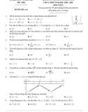 Đề thi KSCL môn Toán 12 năm 2019-2020 có đáp án - Sở GD&ĐT Phú Thọ
