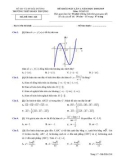 Đề thi KSCL lần 1 môn Toán 12 năm 2018-2019 có đáp án - Trường THPT Đoàn Thượng