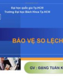 Bài giảng Bảo vệ Rơle và tự động hóa: Chương 9 - Đặng Tuấn Khanh